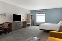 Meuble mural de chambre d'hôtel sur mesure Home2 Suites Working Wall King, suite à une chambre GR 315, fabricant d'armoires murales pour chambres d'hôtel
