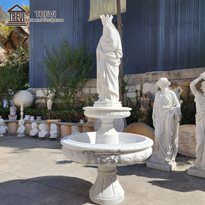 Fuente de Agua de Mármol Natural Personalizada <span class=keywords><strong>TREVI</strong></span> con la Virgen María para Jardín y <span class=keywords><strong>Hotel</strong></span> - Product Image 2