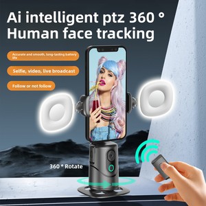 Nouveau modèle Smart 360 ° entièrement automatique téléphone cardan Tiktok diffusion en direct rotatif <span class=keywords><strong>Vlog</strong></span> dispositif de stabilisation aucune application nécessaire - Product Image 3
