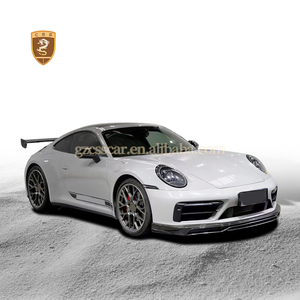 Kit carrosserie en fibre de carbone sèche de style TR pour <span class=keywords><strong>Porsche</strong></span> <span class=keywords><strong>911</strong></span> 992 SD, lèvre avant, jupes latérales, diffuseur arrière, kit carrosserie, pièces de carrosserie automobile - Product Image 5