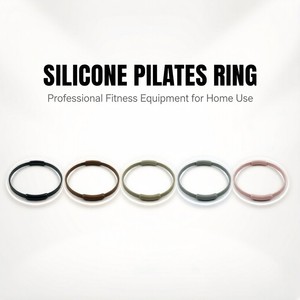 New Model 34cm/13in Eco-Friendly Latex Pilates <b>Ring</b> One-Piece Yoga Fitness <b>Circle</b> Lightweight Portable Resistance Home Workout - Product Image 5