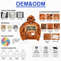 Ensembles de survêtements unisexes en molleton bouclette OEM – Sweats à capuche amples et pantalons de jogging décontractés en coton