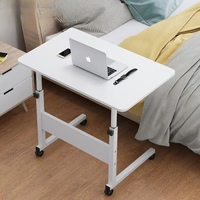 Escritorio de Computadora Modular Multifuncional de Lujo, Ajustable en Altura, Color Azul, Superficie de Estudio para Estudiantes, Panel de Madera Moderno y Económico, Escritorios de Oficina