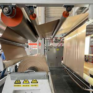 Rouleaux de tissu laminé de bâche en PVC 650GSM bon marché matériaux de tentes anti-UV imperméables avec Luc - Product Image 3