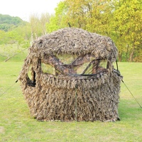 Tente de chasse ghillie imperméable, mise en page de chasse, stores pliants en plein air, camouflage, oiseaux d'eau, canard, chasse, tente de camping