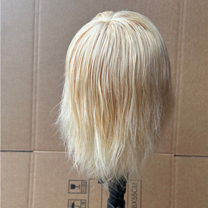 Nouvelle tête <span class=keywords><strong>d</strong></span>'entraînement avec cheveux blonds, mannequin professionnel de <span class=keywords><strong>coiffure</strong></span> sans maquillage - Product Image 4