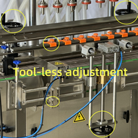 Machine de remplissage de bouteilles de whisky liquide/vodka/liqueur de vin et de bière d'approvisionnement d'usine