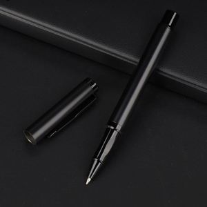 Stylo bille en métal noir mat 1,0 mm, encre noire, nouveauté pour cadeaux promotionnels d'entreprise, logo personnalisé disponible - Product Image 3