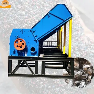 Hammer plastic scrap hard metal can recycle crusher machine waste metal shredder price