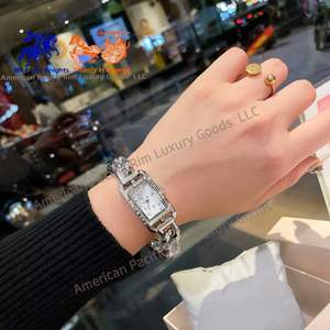 Reloj de Plata Vintage de la Marca H para Mujer, Diseño Retro de Lujo Ligero, Acero Inoxidable 316L, Cuarzo Ronda, Moda - Product Image 2