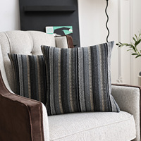Amity Luxury Home Jacquard Housses de coussin Coussin carré en polyester personnalisable pour hôtel Utilisation décorative