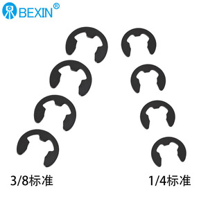 แหวนล็อคแบบ E-Shape ยี่ห้อ BEXIN ขนาด 1.01 นิ้ว สีดำ แบบ Snap-In สำหรับใช้งานในอุตสาหกรรมทั่วไป - Product Image 5