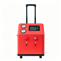 Machine de récupération de réfrigérant portable 3/4 HP, machine de récupération de climatisation LAUNCH VALUE 100, machine pour système de climatisation automobile