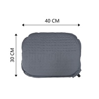 Coussin de siège de stade gonflable imperméable en mousse, couleur personnalisée, design pliable, oreiller lombaire portable pour événements en plein air