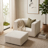 Ensemble de canapés modulaires à compression sous vide - entièrement démontable, tissu et rembourrage en éponge, design moderne, meubles de salon écologiques