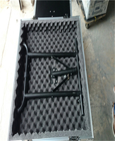 Estuche de Transporte para Sistema de Sonido de 12U con Soporte Antivibratorio y 2 Soportes