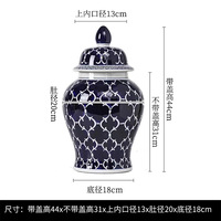 Bleu Blanc Vintage Vase En Céramique De Luxe Nordique Chinois Vintage Ornement pour La Maison Salon Art Déco Hydroponique Fleur