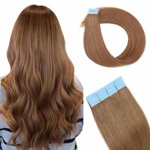 Extensiones de Cabello Humano de Lujo, Calidad 12A, 12/30 Pulgadas, Cabello Virgen Remy Brasileño, Cutícula Alineada, Trama Doble a Máquina, Cinta Invisible - Product Image 1