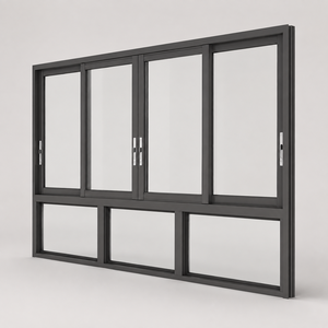 Puertas y Ventanas de Aleación de Aluminio de Grado Arquitectónico Personalizadas con Marco de Plástico y Diseño Deslizante Insonorizado para Proyectos Comerciales - Product Image 4