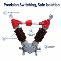 Sectionneur extérieur triphasé haute tension, isolateur en porcelaine pour sous-station