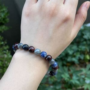 Pulsera de Piedra Natural con Cuentas de Vidrio Coloridas para Limpieza de Chakras, Servicio de Exportación Global Premium, Paquete Listo para Comercio Electrónico - Product Image 3