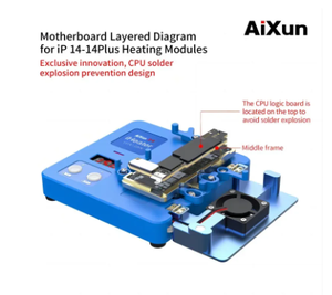 แท่นทำความร้อน JC IHeater FACE ID พร้อมเทอร์โมสตัท สำหรับ <span class=keywords><strong>iPhone</strong></span> X Xs 11 12 13 14 15 Pm ใช้สำหรับยึดเมนบอร์ด - Product Image 6