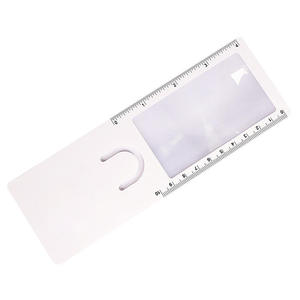 Lente d'<span class=keywords><strong>ingrandimento</strong></span> a segnalibro in PVC 190x65mm, leggera, sottile, portatile, con <span class=keywords><strong>scala</strong></span> graduata - Product Image 1