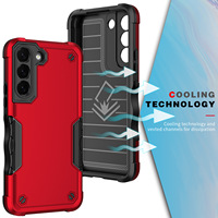 Couleurs contrastées TPU & PC Hard Armor Coque de téléphone portable antichoc pour Samsung pour Galaxy S25 Ultra S24 FE S23 Plus A16 A55
