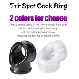 Juguete sexual para adultos, anillo para pene con triple bloqueo, te ayuda a ser más grande y más fuerte, te permite ser más fuerte, grueso y duro, y muy erguido - Product Image 2