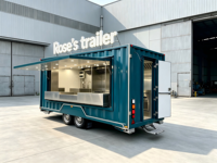 Remorque alimentaire mobile certifiée DOT VIN, conforme aux normes industrielles, entièrement équipée, cuisine de concession pour pizzas, BBQ, glaces, snacks, bonbons