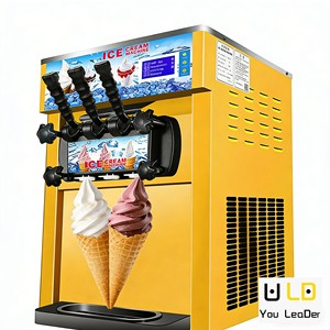 Nouvelle machine à <span class=keywords><strong>glace</strong></span> molle <span class=keywords><strong>pour</strong></span> gelato <span class=keywords><strong>et</strong></span> <span class=keywords><strong>sorbet</strong></span>, en acier inoxydable, usage commercial, motorisée, compatible Mixbakery, OEM/ODM - Product Image 1
