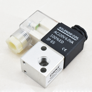 3V1-06 Vanne pneumatique à contrôle micro directionnel 1/8 pouces 3/2 voies Mini solénoïde AC220V DC24V AC110V DC12V 3V1-06 Valve - Product Image 5