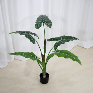 Cây cọ nhân tạo trang trí trong nhà, trông như thật, đang giảm giá, chất liệu nhựa, kiểu bonsai, trang trí phòng, giá tốt - Product Image 2