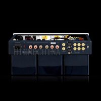 Q-019 MUZISHARE X7 entegre vakumlu tüp amplifikatör KT88x4 AB1 Push-pull amplifikatör 25 ~ 45W anahtarı 110V/220V MM fono