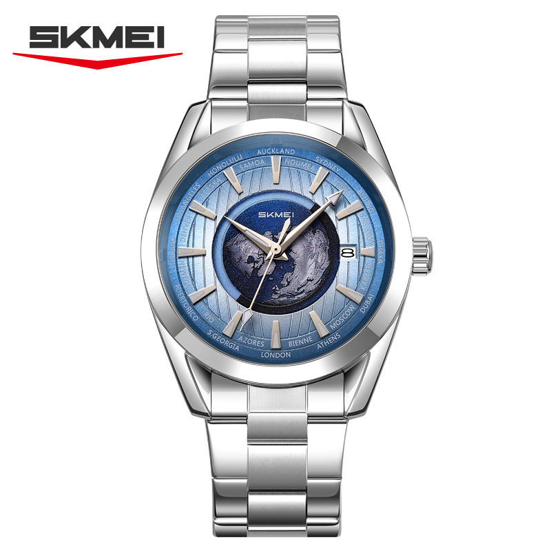 Argent/bleu