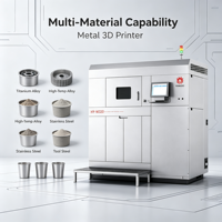 Printer 3D Logam SLM HY M320 Kelas Industri Laser Berdaya Tinggi Cepat Presisi USB WiFi Sistem Operasi Windows Bahan Baja Tahan Karat