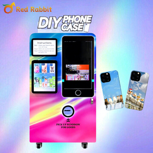 红兔创新手机壳打印自动售货机智能移动盖打印机个性化设计UV打印制造商 - Product Image 1