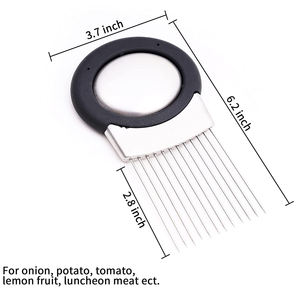 Kingwise Nouvel Outil en Acier Inoxydable pour Cuisine, Accessoires pour Couper le Savon, l'Oignon, Outil Polyvalent pour Légumes - Product Image 5