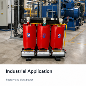 Transformateur de distribution triphasé à sec 10 kV vers 400 V SCB18-500 Dyn11 à enroulement en cuivre AN/AF pour sous-station urbaine SCB18-500/1 - Product Image 3