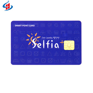 Personalizado Sle4442 Smart Contact IC Card Mini Tag PVC RFID Contacto Chip en blanco Interfaz de <span class=keywords><strong>comunicación</strong></span> NFC - Product Image 2