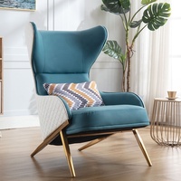 Ensemble de canapés traditionnels confortables et doux pour salon, appartement, chambre à coucher, fauteuils de détente avec pieds en métal, design modulaire
