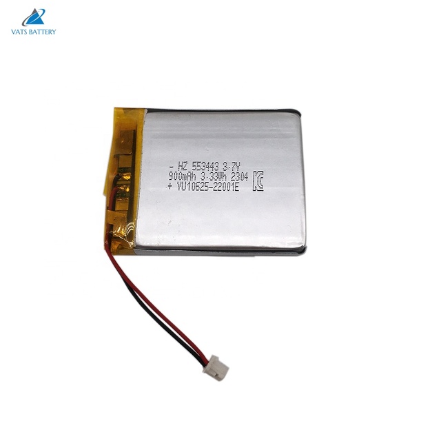 KC Battery 553443 850mAh 900mAh Lithium Polymer Battery 3.7v