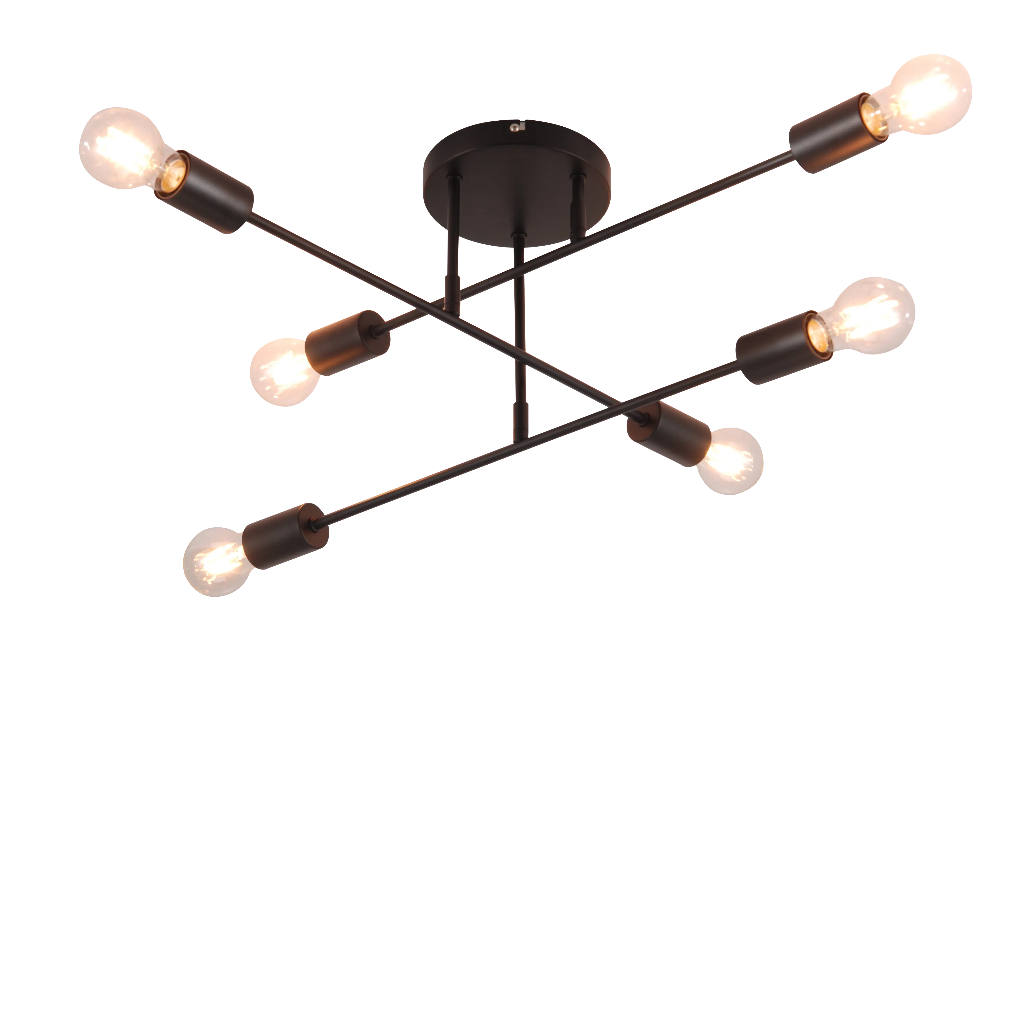 How Bright Modern decorative ceiling light with 6 lights Bedroom Ceiling Lamp Ceiling Light for Bedroom & Living Room