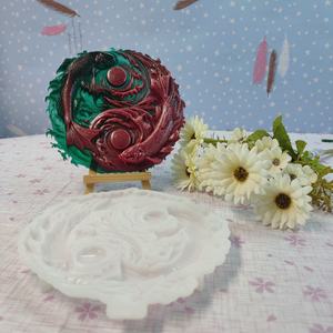 Moules de coulée en résine faits à la main pour bricolage ornements décoratifs Ins Style Silicone outils de bureau Santa moule - Product Image 5