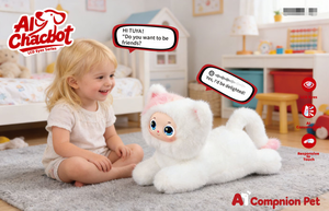 Nouveau produit : Jouet intelligent IA Deepseek, chat en peluche <span class=keywords><strong>Tamagotchi</strong></span> interactif vocal, qui fait la queue, communique et cligne des yeux, cadeau pour fille - Product Image 3