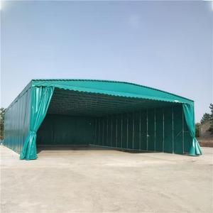 Customized Large <b>Waterproof</b> Telescopic Push-Pull Tent for Warehouse <b>Storage</b> Parking Shelter and <b>Outdoor</b> - Product Image 1