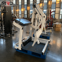 MRD Commercial Machine à exercices de fessiers à résistance, à charge par plaques, en acier de sécurité, pour la musculation des fessiers et des jambes en salle de sport