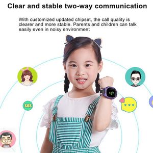 2025 Q19 reloj inteligente para niños IP67 impermeable GPS LBS SIM HD Cámara SOS Video <span class=keywords><strong>Chat</strong></span> 360 rotación pantalla táctil para niños niñas - Product Image 5