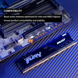 For Kingston <b>RAM</b> FURY Beast 32GB DDR4 <b>RAM</b> 3600 MHz Memory for Desktop Bar Beast Series Hacker God Bar PC Computer Parts for King - Product Image 3