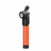 Pompe à ballon double action portable avec aiguilles et manomètre pour basketball, football, soccer, volleyball, logo personnalisé, vente en gros